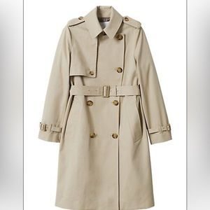 Double-Breasted Belted Trench Coat
